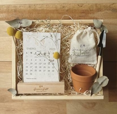 Cofre con Calendario Plantable