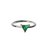 Green Triangle Ring