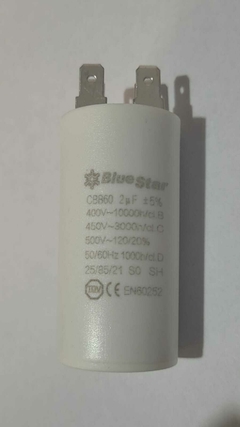 CAPACITOR 2MFX450V- "BlueStar"- CBB60-3
