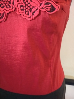 Vestido Lacio en Taftán bordado - comprar online
