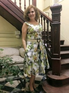 Vestido Trix en verdes - comprar online