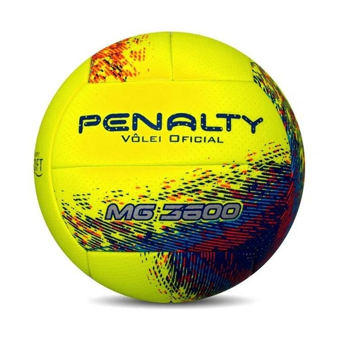 Bola Vôlei Penalty 6.0 PRO X - Amarela/Roxa/Preta