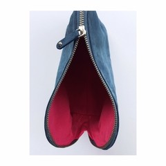 Pouch Blue Suede - comprar online