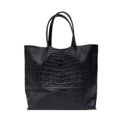 ALEXA TOTE BLACK CROC VT *T