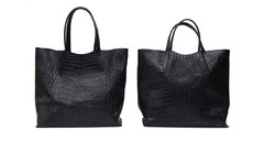 ALEXA TOTE BLACK CROC VT *T - tienda online