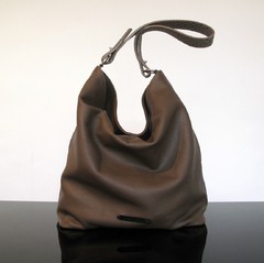 cartera de cuero hobo