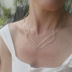 Collar Aire Oval - Bronce
