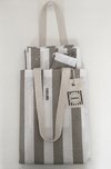 LONA RAYADA GRIS Y BLANCA