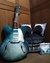 Almohadon Guitarra Electrica · Estilo Gibson Turquesa - comprar online