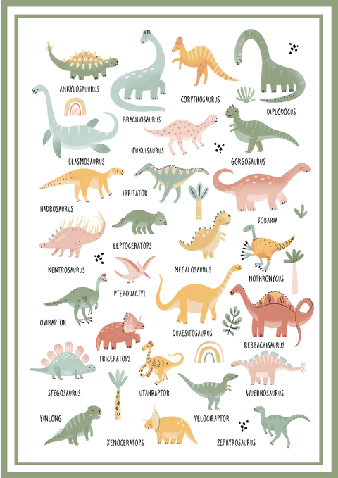 ABC Dinosaurios