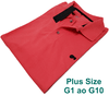Camisa Polo Plus Size Hugo Blanc Coral 006