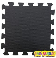 Pisos Goma Eva 100x100cm x 10mm Color Negro - Eva Magic S.A., fabrica goma eva, pisos goma eva