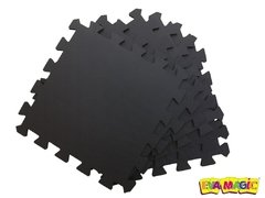 Pisos Goma Eva 100x100cm x 10mm Color Negro