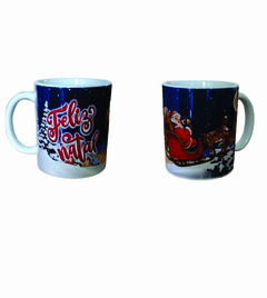 Caneca Personalizada Papai Noel em Ceramica 325 ml - 11OZ -C002