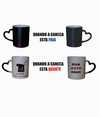 kit 5 unidades Caneca MAGICA em ceramica com alca coracao - 325 ml - 11OZ - C006K