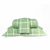 Kit Colcha Cobre Casal e 2 Porta-travesseiros Grid Verde Classic - comprar online