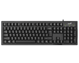 TECLADO GENIUS KB-102 SMART USB BLACK - comprar online