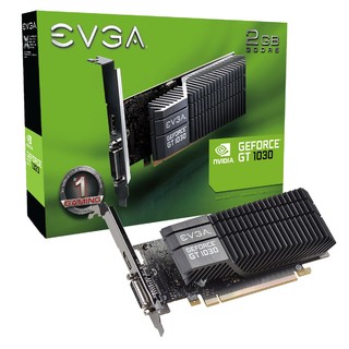 PLACA VGA 2GB GT 1030 EVGA SC PASSIVE LP GDDR5 GEFORCE