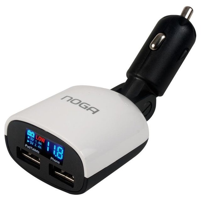 CAR USB 3.4A 2 PUERTOS DISPLAY INDICADOR LED en internet