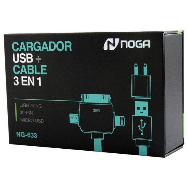 CARGADOR DE CELULAR CON CABLE UNIVERSAL - tienda online