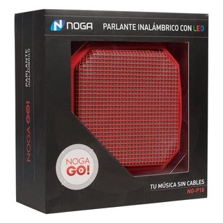 PARLANTE BLUETOOTH ROJO LED - WPG Ecommerce