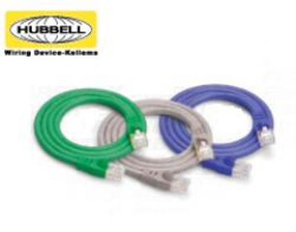 PATCHCORD HUBBELL 10G SHD PC6A GY 0.5 MTS
