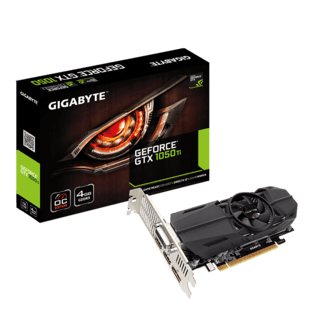 PLACA VIDEO VGA 4GB GTX 1050 TI GIGABYTE OC 4GB LP - comprar online