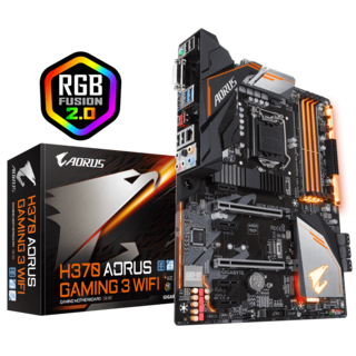 MOTHERBOARD GIGABYTE S1151 H370 AORUS GAMING 3 WIFI BOX