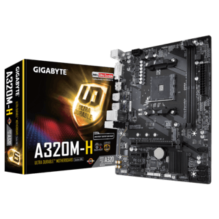 MOTHERBOARD GIGABYTE AM4 GA-A320M-H BOX M-ATX