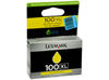 CARTUCHO LEXMARK 100XL AMARILLO (OUTLET) en internet