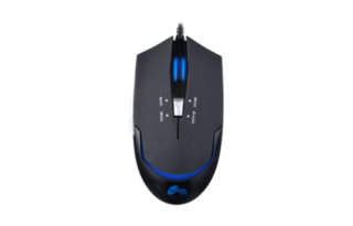 MOUSE GAMER 6D 2400 DPI-LED NEGRO - comprar online