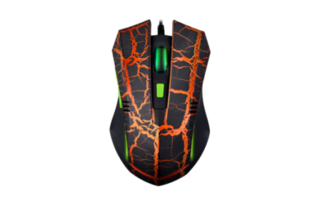 MOUSE GAMER 6D 2400DPI-STORMER NARANJA