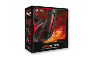 AURICULAR GAMER C/MIC Y C/ VOL NEGRO - comprar online