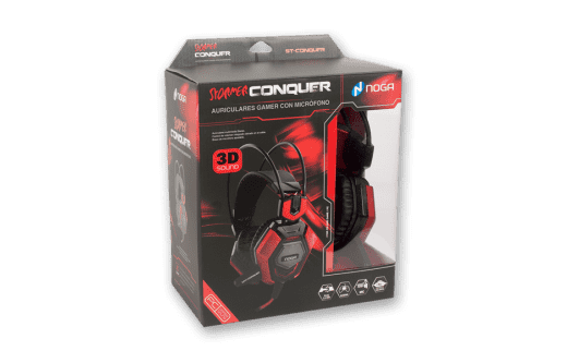 AURICULAR GAMER CONQUER C/MIC PROFESIONAL 3D SOUND - WPG Ecommerce