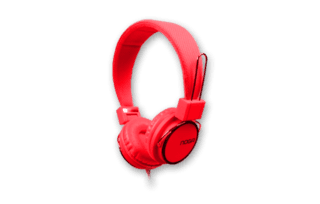 AURICULAR FIT ROJO PC/MP3 ROJO TELA MANOS LIBRES - WPG Ecommerce