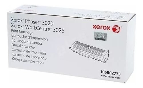 TONER XEROX 106R02773 NEGRO STANDARD PHASER 3020 3025
