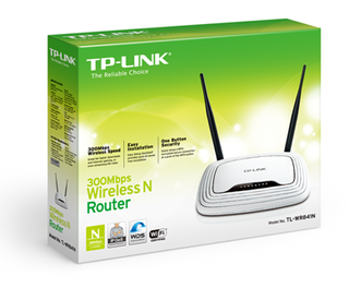 ROUTER 4P TP-LINK WR841N 11N 300MBPS 2X5DBI