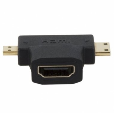 ADAPTADOR DE MICRO Y MINI HDMI MACHO A HDMI HEMBR XTECH en internet