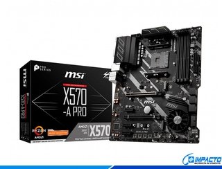 MOTHERBOARD MSI AM4 X570-A PRO BOX ATX