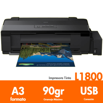 IMPRESORA EPSON L1800 PHOTO A3 SISTEMA TINTA CONTINUA