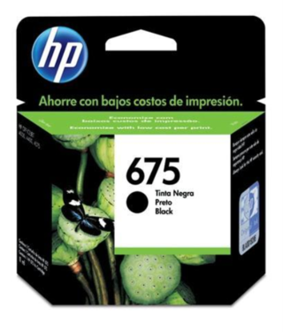 CARTUCHO HP 675 NEGRO CN690AL