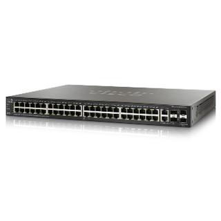 SWITCH CISCO 48P SF500-48 10/100 ADM STACK 4COMBO - WPG Ecommerce