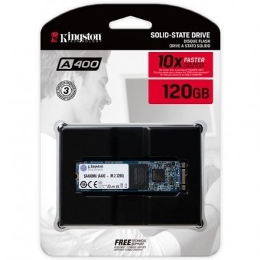 DISCO SSD 120GB A400 M.2 2280 KINGSTON