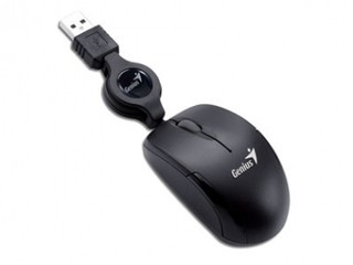 MOUSE GENIUS TRAVELER RETRACTIL USB NEGRO - WPG Ecommerce