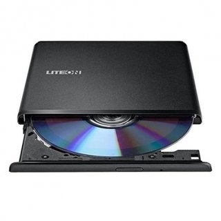 GRABADORA DVD EXTERNA SLIM 24X USB NEGRA LITEON - comprar online