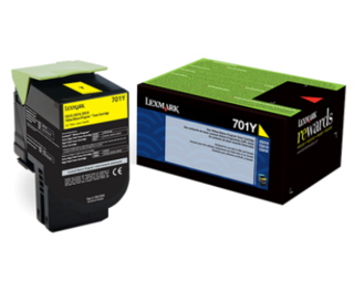 TONER LEXMARK AMARILLO STANDARD 70C80Y0 (708Y) - WPG Ecommerce