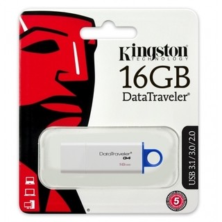 PENDRIVE 16GB KINGSTON 3.0 DTIG4 (BLANCO) - comprar online