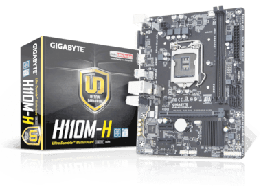 MOTHERBOARD GIGABYTE S1151 GA-H110M-H DDR4 BOX M-ATX HDMI/