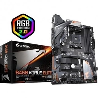 MOTHERBOARD GIGABYTE AM4 B450 AORUS ELITE BOX ATX