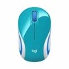 MOUSE MINI INALµMBRICO M187 BRIGHT TEAL LOGITECH - WPG Ecommerce